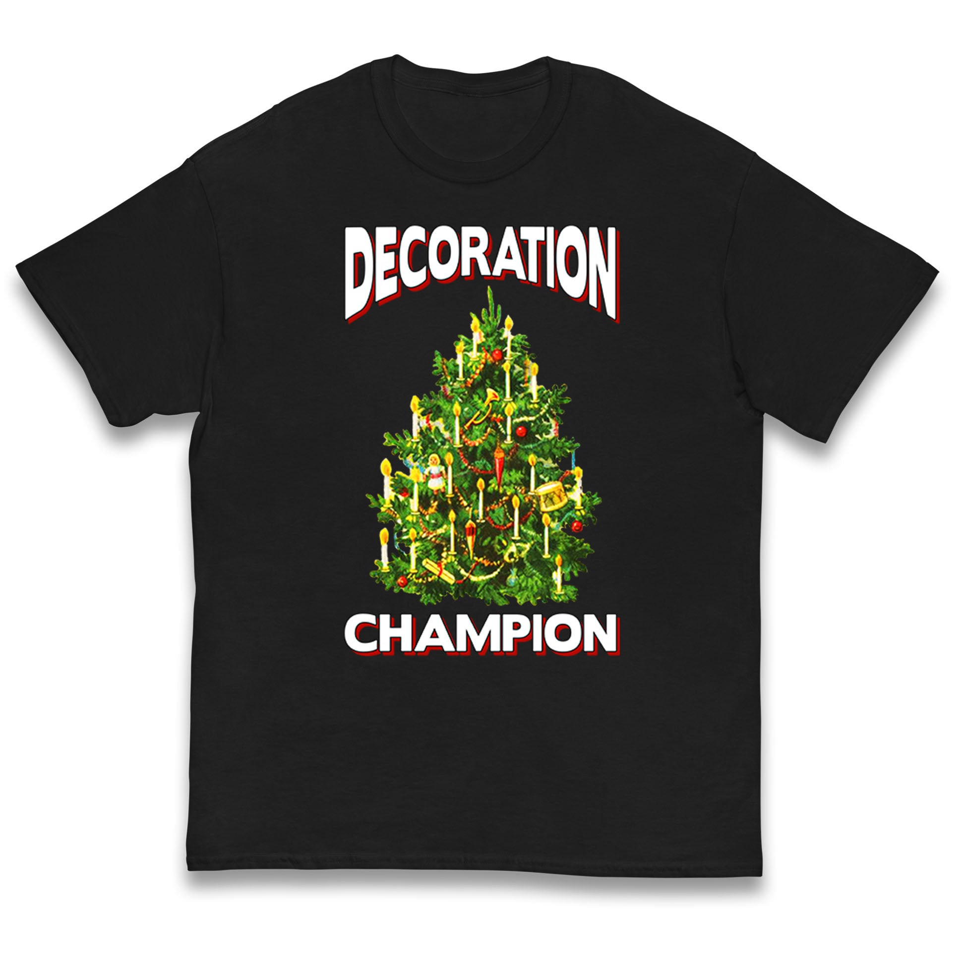 

Decoration Champion Christmas Tree Kids T Shirt 110