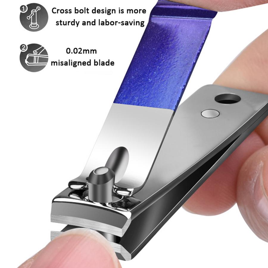 Xiaomi 6-18pcs Set Professional Stainless Steel Manicure & Pedicure Kit Precision Nail Care with Travel Case with Nail Clipper Scissor