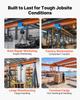 VEVOR Manual Trolley, 0.5 Ton Load Capacity, Push Beam Trolley with Dual Wheels, Adjustable for I-Beam Flange Width 53 mm to 140 mm