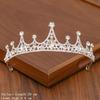 Bridal Tiara Hair Crown Wedding Hair Accessories for Women Silver Color Crown for Bridal Crowns and Tiara Women Accessories Gift