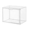 Acrylic Dustproof Magazine & Bookshelf Storage Box - Large Capacity Transparent Display Organizer for CDs, Books, and Albums.