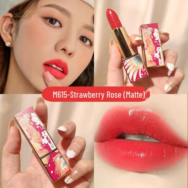 MYG Temperature-Adaptive, Non-Fading, Non-Sticky, Moisturizing Lip Balm - Transparent and Discoloration-Preventing Lipstick.