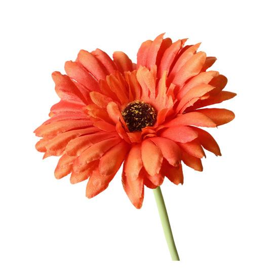 Artificial Gerbera Flowers Realistic Fake Long Stem Flower Bouquet for Vase Indoor Home Floral Arrangements Wedding Party Table Centerpiece