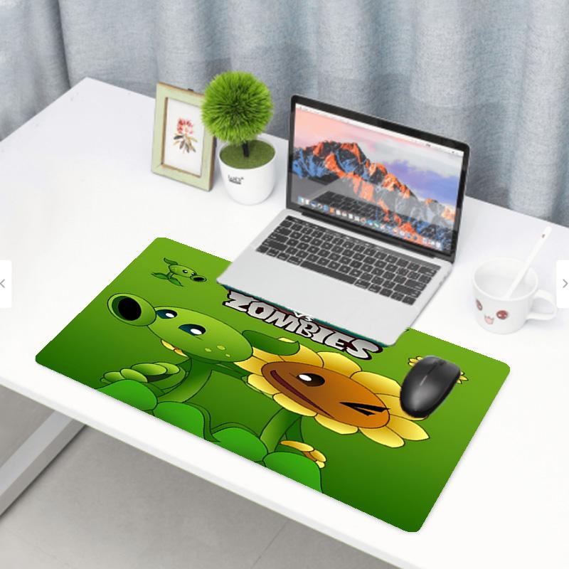 Plants vs. Zombies Print Mouse Pad, Anti‑Slip Desktop keyboard Mat, for PC Laptop Gaming Working Daily Use, Cool Festival Surprise Gift