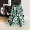 Schoolbag Backpack Women's Fashion Korean Version Harajuku ins Simple Junior High School Student School Bag Lightweight Large Capacity Student 