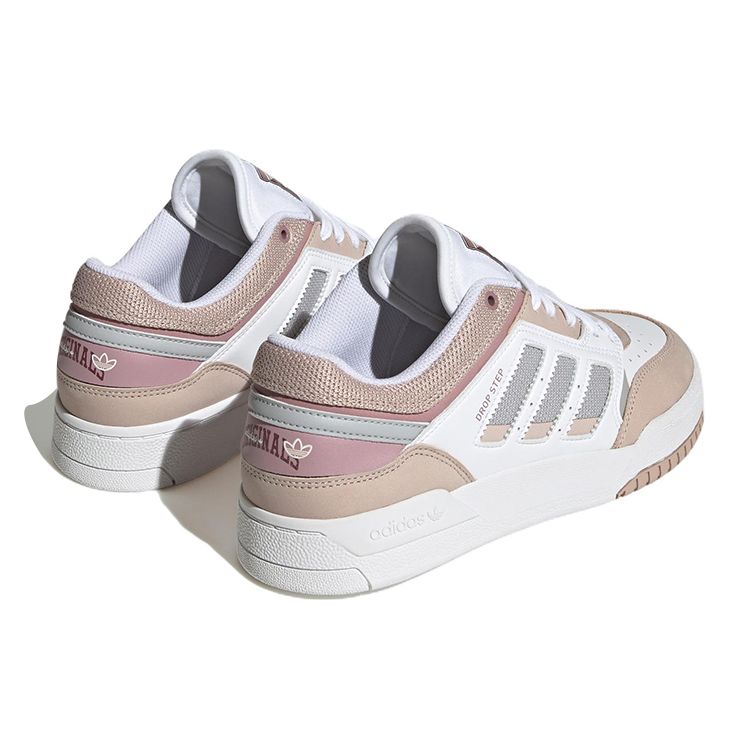 Adidas Drop Step Low White Wonder Natural Women Sneakers Footwear-White Grey-Two IE1835