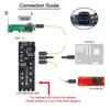 xiwai to U2 Kit NGFF to HD Mini SAS NVMe PCIe SSD SATA Adapter for Motherboards SFF-8643 M-Key