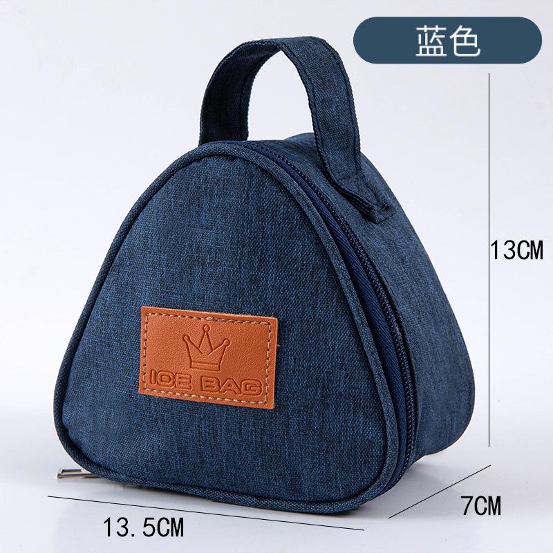 Aluminum Foil Triangular Insulation Bag Thermal Cooler Lunch Tote Student Rice Ball Bag Lunch Box Bento Breakfast Carry Bags 1890₽