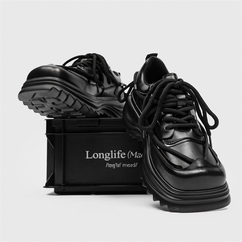 Couple Darth Vader Daddy shoes platform heightened 6CM casual sports shoes high street dark functional trendy shoes men