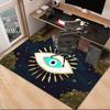 The Turkish Evil Eye Office Rug Chair Mat, Entryway Carpet, Suitable for Front Door, Bedroom, Living Room, Desk, Holiday Gift