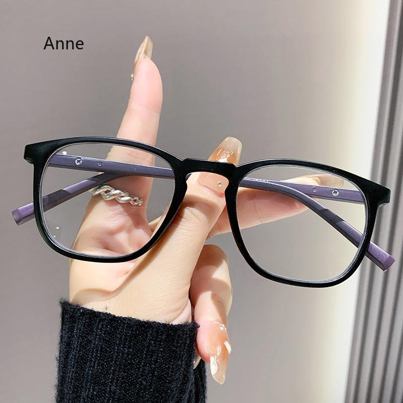 Women's Stylish Reading Glasses Unisex Blue Light Blocking Presbyopia Vintage Ultralight Square HD Lens Eyeglases for Ladies