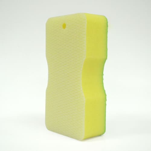 Towa Sangyo Bath Sponge, Brush Sponge for Unit Baths, Made In Japan, Yellow, Approx. 15.8 X 8.3 X 4.3 Cm, Set of 2, 31347
