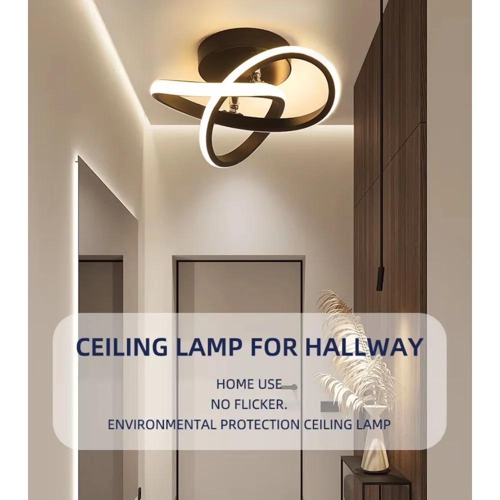 Lámpara de Techo LED Redonda Moderna Iluminación Interior para Cocina Comedor Sala de Estar Pasillo Corredor Decoración de Dormitorio Luz de Techo