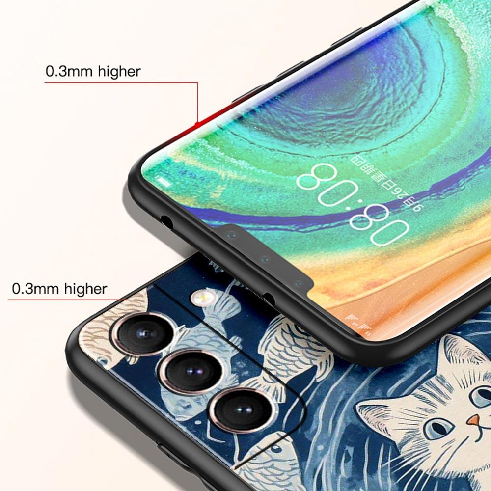 Blue Ocean Fish Phone Case for Samsung Galaxy S26 S25 S24 S23 S22 S20 S21 FE Ultra S25 Edge Plus 5G Soft TPU Cover Fundas Capas