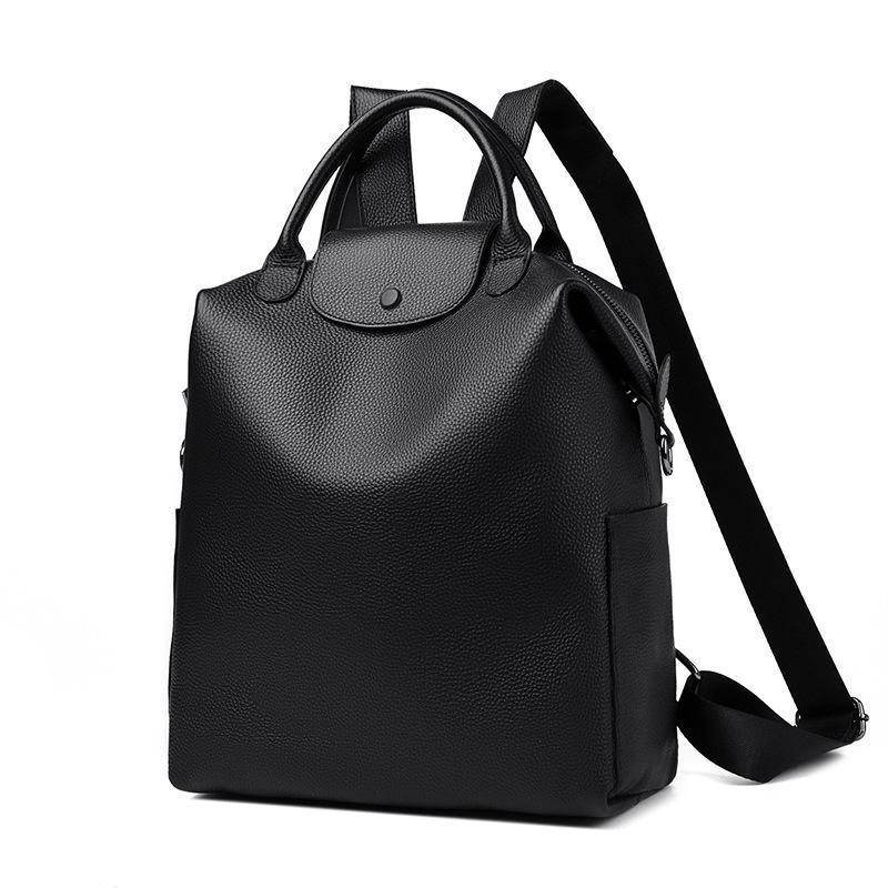 2026 High-End Genuine Leather Backpack: Large Capacity, Casual Travel, Versatile Fashion