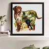 New Arrival 5D DIY Full Circle Diamond Painting "Labrador" Embroidery Cross Stitch Home Decor Gift