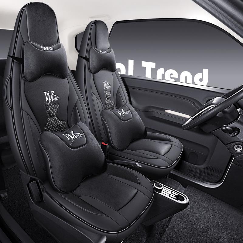 Anwendbares Wuling Hongguang MINIEV Technologie Bär Cartoon Autositzkissen für alle Jahreszeiten