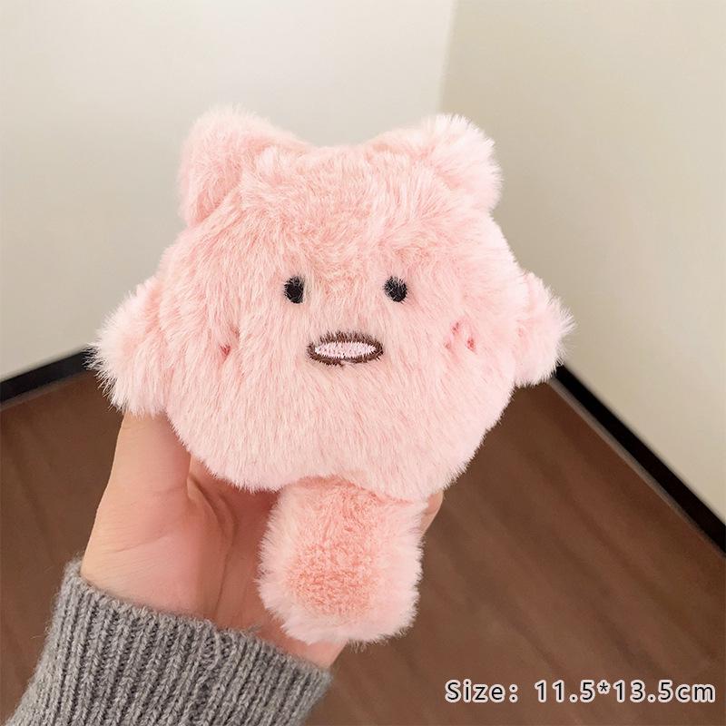 Japanese Kawaii Sunflower Panda Plush Brooch - Adorable Pin for Clothes, Bags, and Accessories.