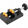 Metal Table Vice / Small Vice | Compact 63x105 Mm | For Vertical/horizontal Mounting | With Holders for Round Parts | DIY, Model Making, Workshop