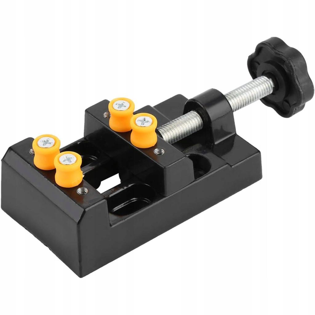 Metal Table Vice / Small Vice | Compact 63x105 Mm | For Vertical/horizontal Mounting | With Holders for Round Parts | DIY, Model Making, Workshop