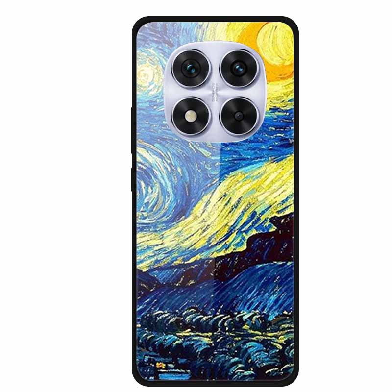 Hard Back Cover For Xiaomi Redmi Note 14 Pro 5G Case Soft Bumper Tempered Glass Case For Redmi Note 14 Pro 4G Case Note14 Pro
