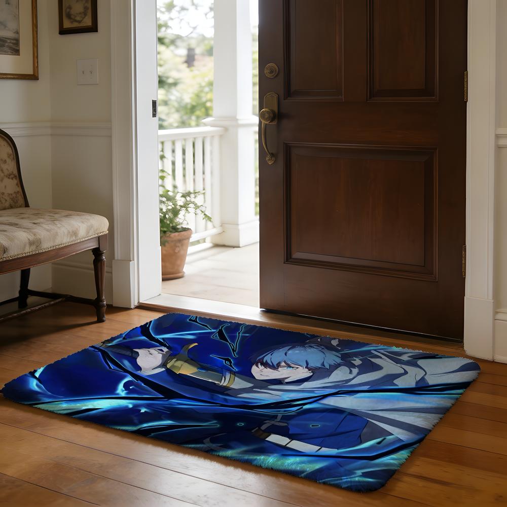 Floor Mat Soft Flannel Rug Non Slip Absorbent Mat for Bathroom Bedroom Home Decor Anime F Friend Hot Cute