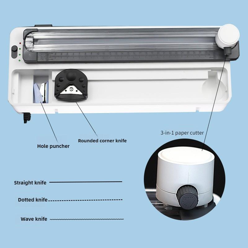 260W 7-in-1 Multifunctional Household Photo Laminator Office Professional A4 Document Laminating Machine
