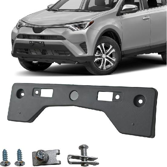 Front Bumper License Plate Frame Bracket Holder Fits For      Toyota RAV4 Replace 521140R120,TO1068154