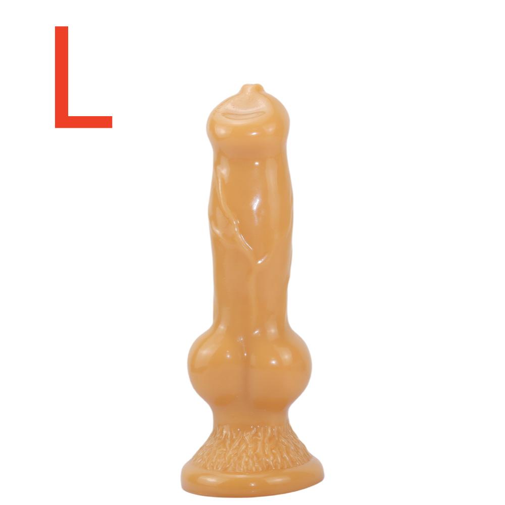 5-Size Realistic Dog Dildo – Extra Large, Thick, Long & Soft Animal Penis Toy for Women – Stretching Anal Plug & Adult Toy