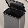 Wall-Mounted Trash Can Compact with Hanging Hook Garbage Bin Easy to