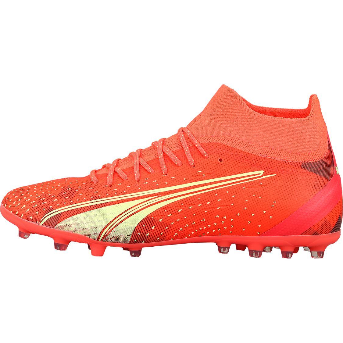 

Puma Ultra Pro Круглый носок Шнуровка MG (Резиновые короткие шипы) Ткань Синтетическая кожа Футбольные бутсы Флуоресцентный желтый Мужские футбольные бутсы 106933-03 40