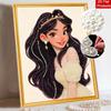 Disney Princess Jasmine Pearl Painting Handmade Pearl Kit Home Decoration Painting
