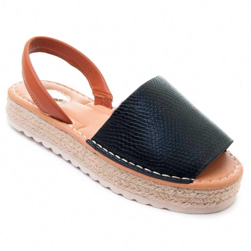 Sandalia Plataforma Para Mujer.  Montevita  Ibispl  85445