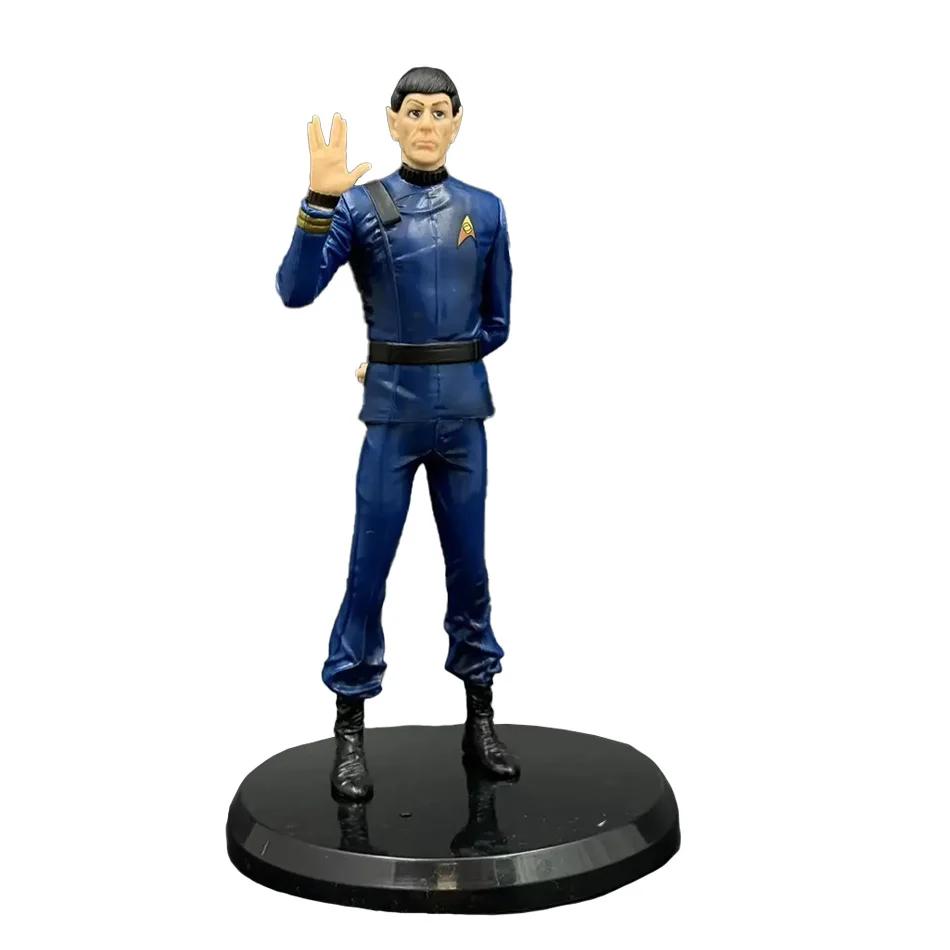 Auf Lager: 2 Ausführungen Star Trek Anime-Figuren, PVC-Modell, Spock-Figur, Actionfigur, Spielzeug, Schreibtisch- und Autodekoration, Geschenkidee
