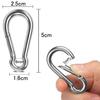 JOLIRSBOX Carabiner Stainless Steel Spring Hook Carabiner Set (5cm 10
