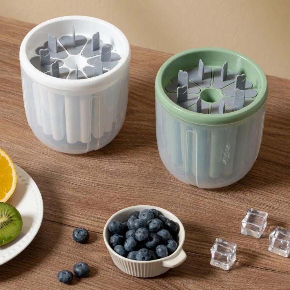 1ks, silikonová forma na led, snadno vyjímatelná a flexibilní forma s odnímatelným víkem odolným proti polití, stohovatelné misky na led s kryty