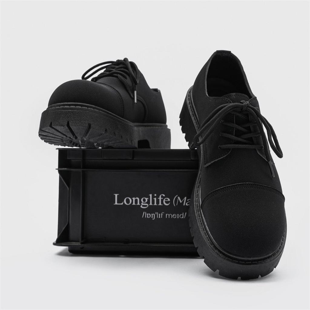 New Low-top Martin Boots Versatile Trend Platform Casual Big Head Leather Shoes Men Z27