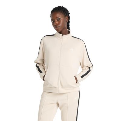 Knit Track Jacket TWF L [New Balance] Women's (AWJ51505) (Timber Wolf)