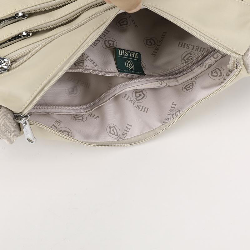 Large Capacity Multi-compartment Dumpling Bag Casual Versatile Shoulder Messenger Large Bag Women's Bag Canvas Bag