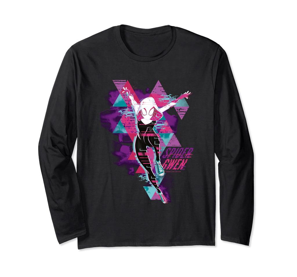 Marvel's Spider-Man: Across the Spider-Verse Gwen Glitch Long Sleeve T-Shirt