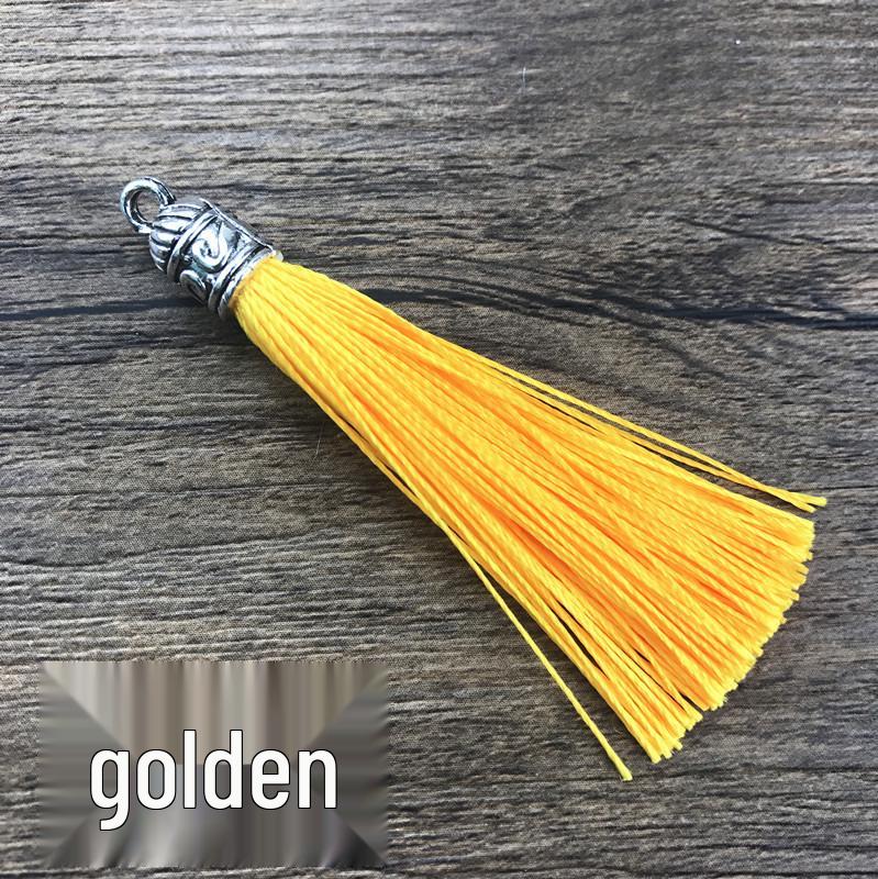 6CM Metal Cap Tassel Pendant for DIY Jewelry, Bag, Earrings & Clothing Accessories