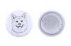 Akita, Akita Inu – Pin with Your Dog, Add Your Own Photo – Design 02 | Art-Dog