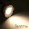 JOYINLED 9W White Light Spotlight Motion Sensor Embedded Ceiling Light For Toilet Porch Light Narrow Frame Recessed Downlight