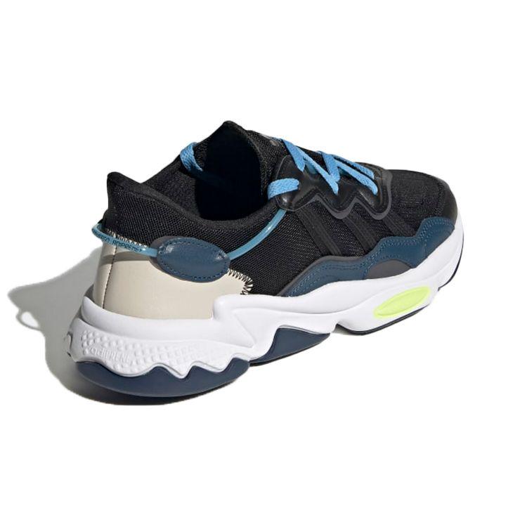 Adidas Ozweego Black Crew Navy Unisex Sneakers Core-Black Frozen-Yellow FX6057