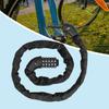 Für Fahrradschloss Kette Fahrradkettenschloss Diebstahlschutz Mit 5-stelligem zurücksetzbarem Hochsicherheits-Fahrrad-Passwort Für Motorräder Türen