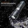 Portable LED Flashlight with Built-in Battery USB Rechargeable Flash Variable Focus Waterproof Lantern Outdoor Camping Torch