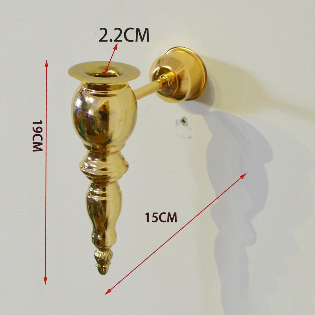 2 Stück Kerzenhalter Kerzenständer Tischplatte Hochzeit Geburtstag Dekoration Tischmittelstück Vielseitig Festival Eisenornament