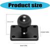 Motorcycle Action Camera Fixing Bracket Mount Base with 25mm Ball Head Adapter Mount Bracket Universal for Action Camera