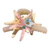 Hair Claw Starfish Artificial Flower Decor Anti-Slip Design Hair Clip Back Head Shark Hair Claw Holiday Travel Beach Hair Accessory