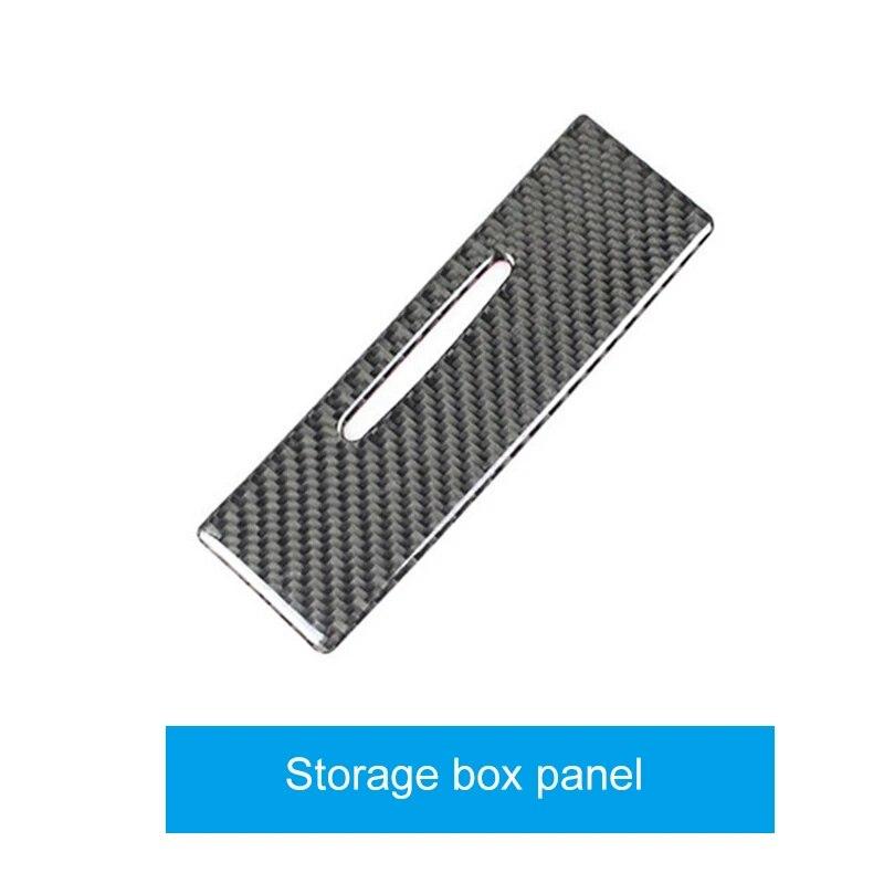 Karbonové vlákno, zadní vývod klimatizace, úložný box, samolepky na panel pro BMW řady 3 E90 E92 E93, doplňky do interiéru auta